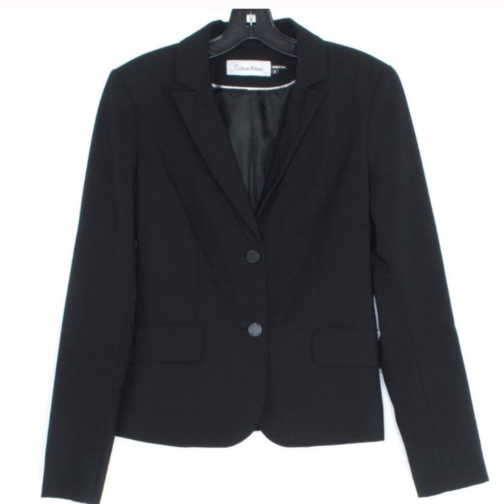 Sold** Calvin Klein Tailored Black Blazer, Size S✨